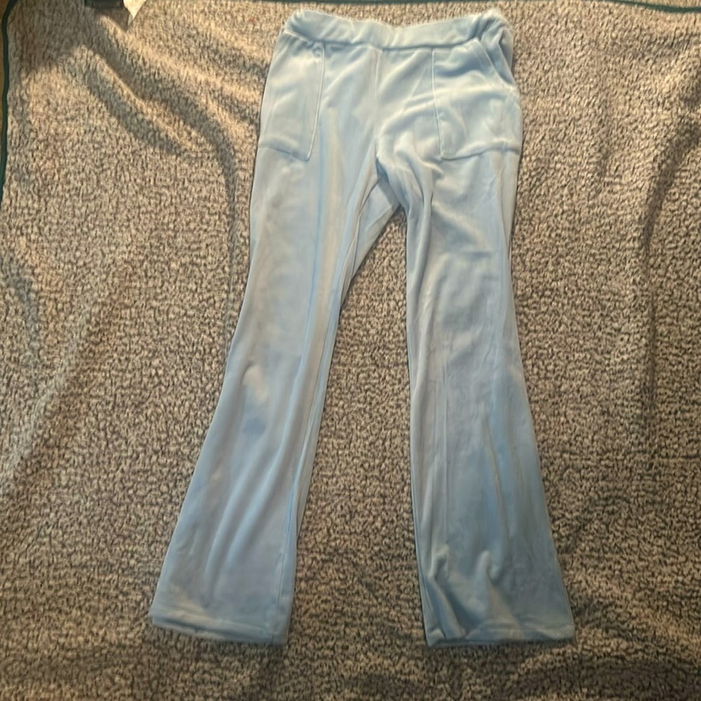 Powder blue jogging suit size 11-13 from Walmart, worn once